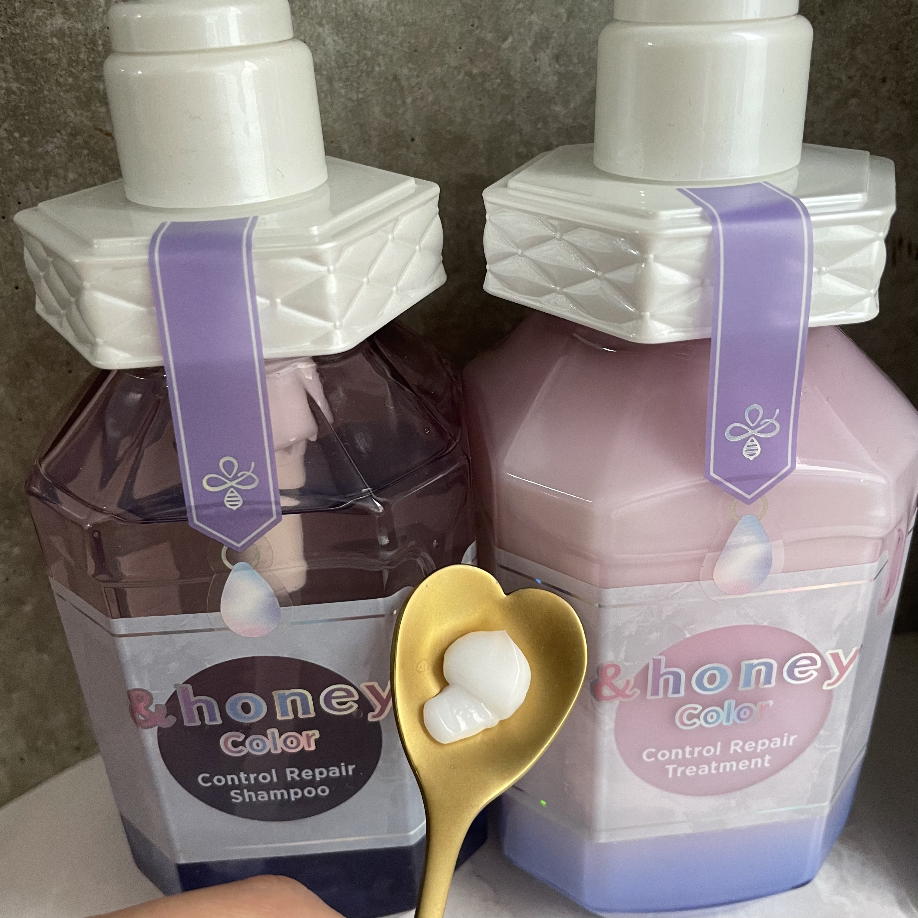 アンドハニー カラー コントロールリペア シャンプー1.0 / ヘアトリートメント2.0/&honey/市販シャンプーを使ったクチコミ（3枚目）