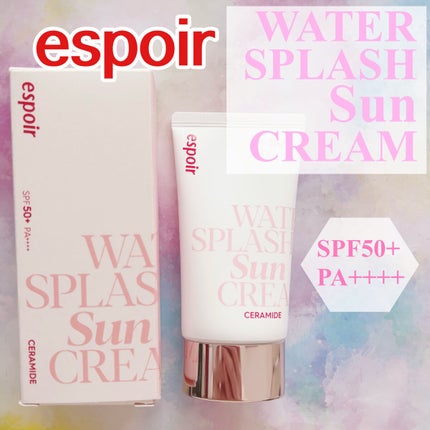 ウォータースプラッシュサンクリーム セラミド/espoir/日焼け止めクリームを使ったクチコミ(1枚目)