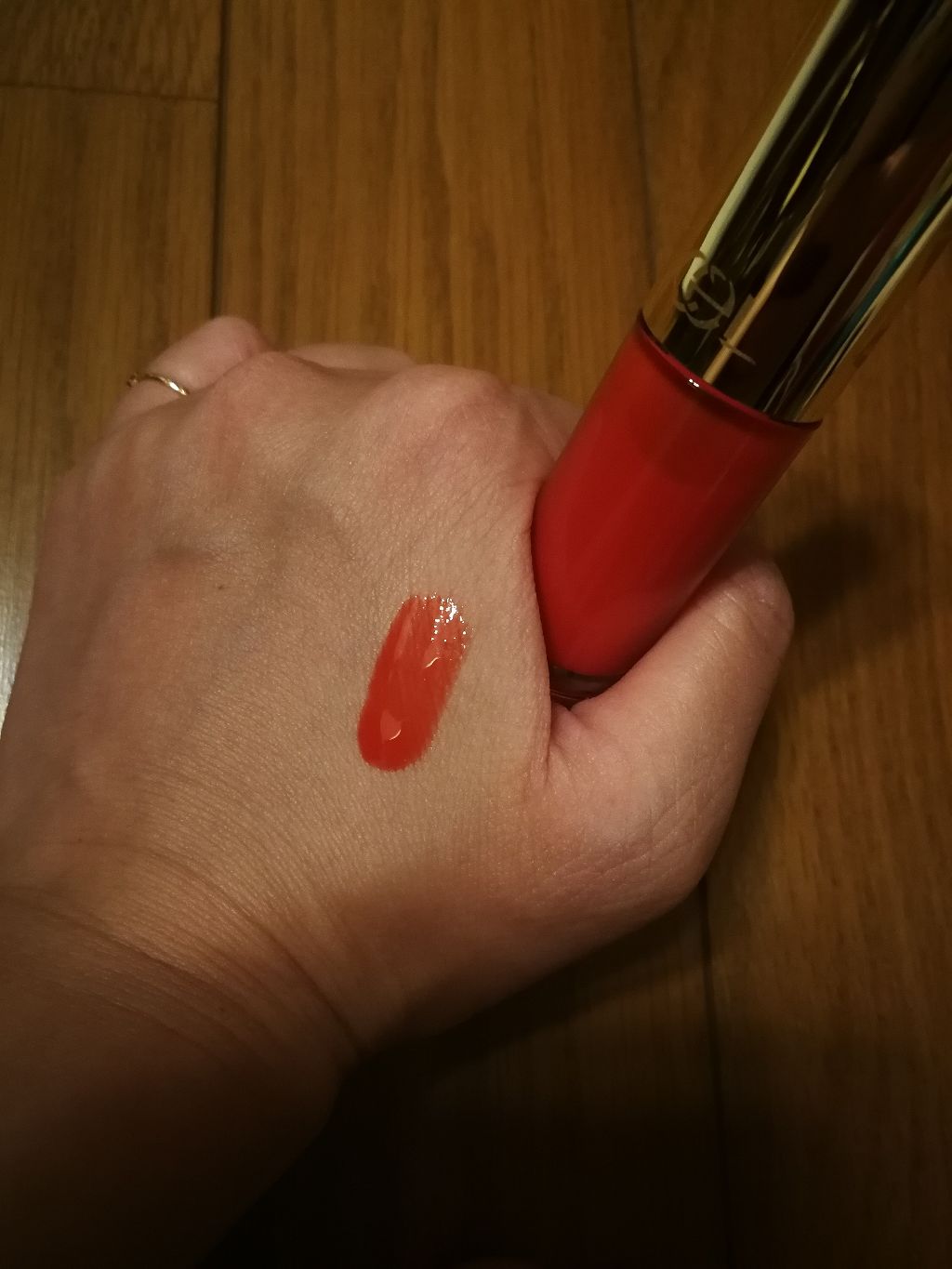 リップケアオイル/excel/リップグロスを使ったクチコミ(3枚目)