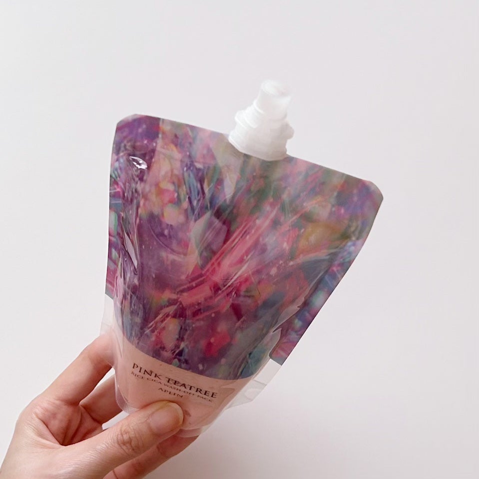 ピンクティーツリーライスシカウォッシュオフパック/APLIN/洗い流すパック・マスクを使ったクチコミ(3枚目)