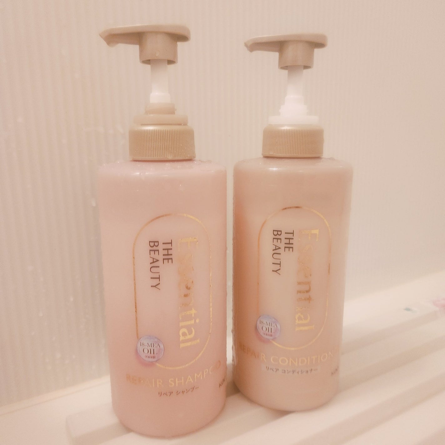 ザビューティ リペアシャンプー・コンディショナー/エッセンシャル/市販シャンプーを使ったクチコミ(1枚目)