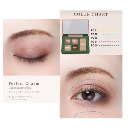 セフィラティ クイーンバレットアイズ/Sefilaty/アイシャドウパレットを使ったクチコミ(5枚目)