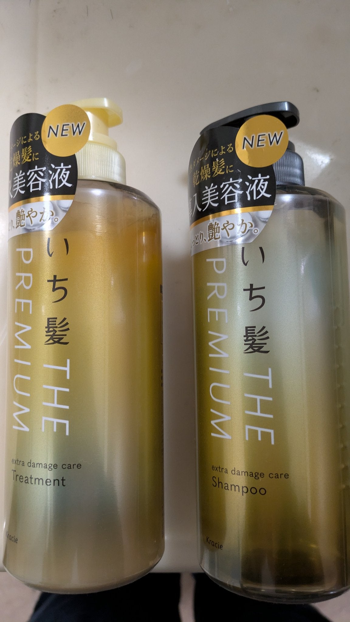 THE PREMIUM エクストラダメージケアシャンプー/トリートメント(シャイニーモイスト)/いち髪/市販シャンプーを使ったクチコミ(1枚目)