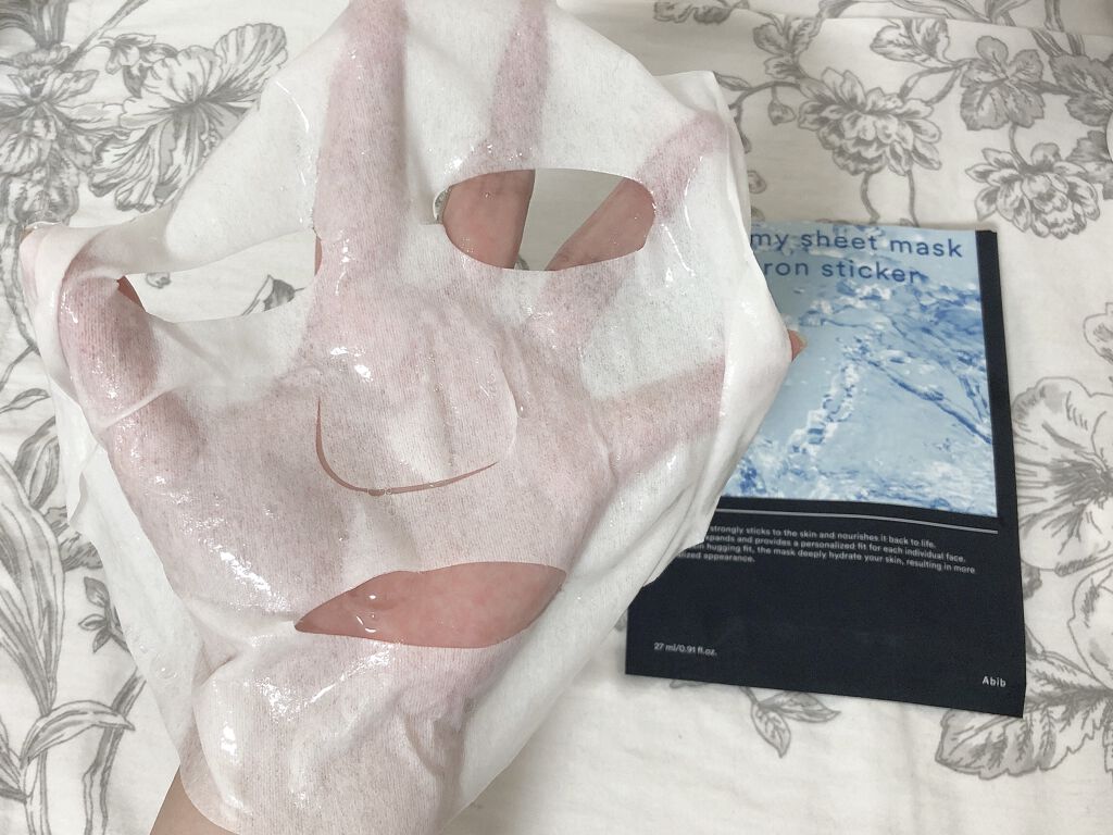 ガムシートマスクパック水分草※12ヒアルロン※13ステッカー/Abib /シートマスク・パックを使ったクチコミ（3枚目）