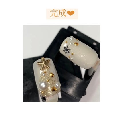 ジェルネイル(ライト対応)/セリア/ジェルネイルを使ったクチコミ(5枚目)