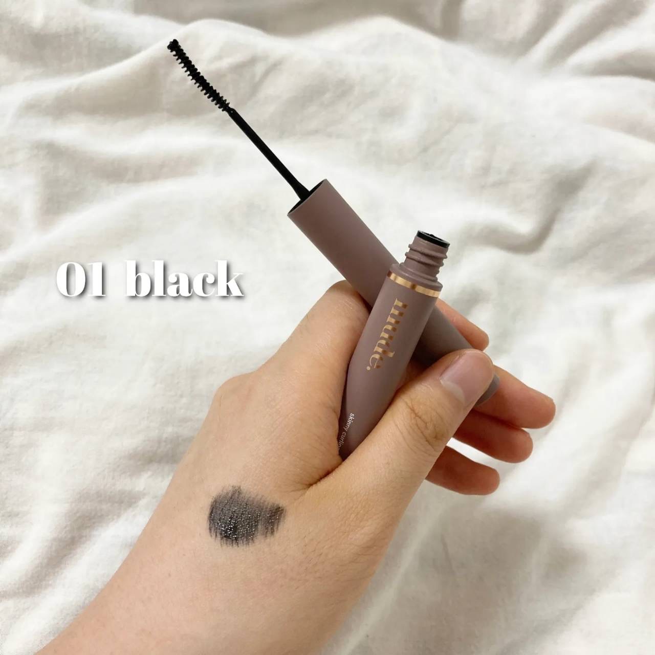 インスパイアスキニーカーリングマスカラ/mude./マスカラを使ったクチコミ（2枚目）