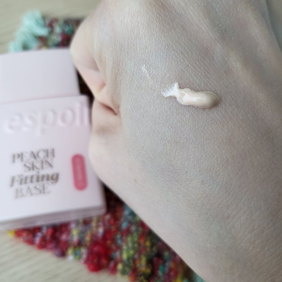 ピーチスキンフィッティングベース オールニュー SPF50 PA++++/espoir/化粧下地を使ったクチコミ（2枚目）