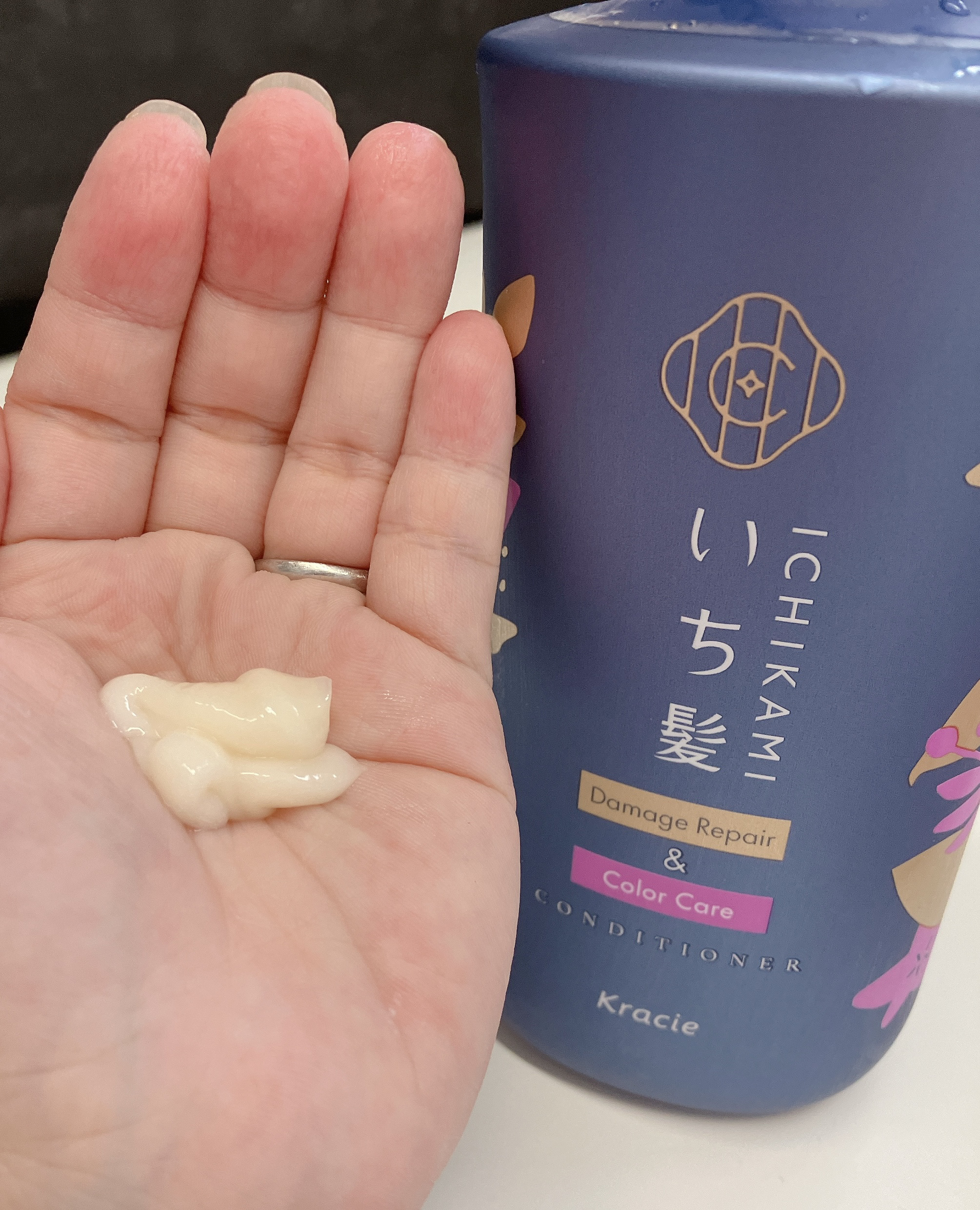 ダメージリペア＆カラーケア トリートメント/いち髪/洗い流すヘアトリートメントを使ったクチコミ（3枚目）