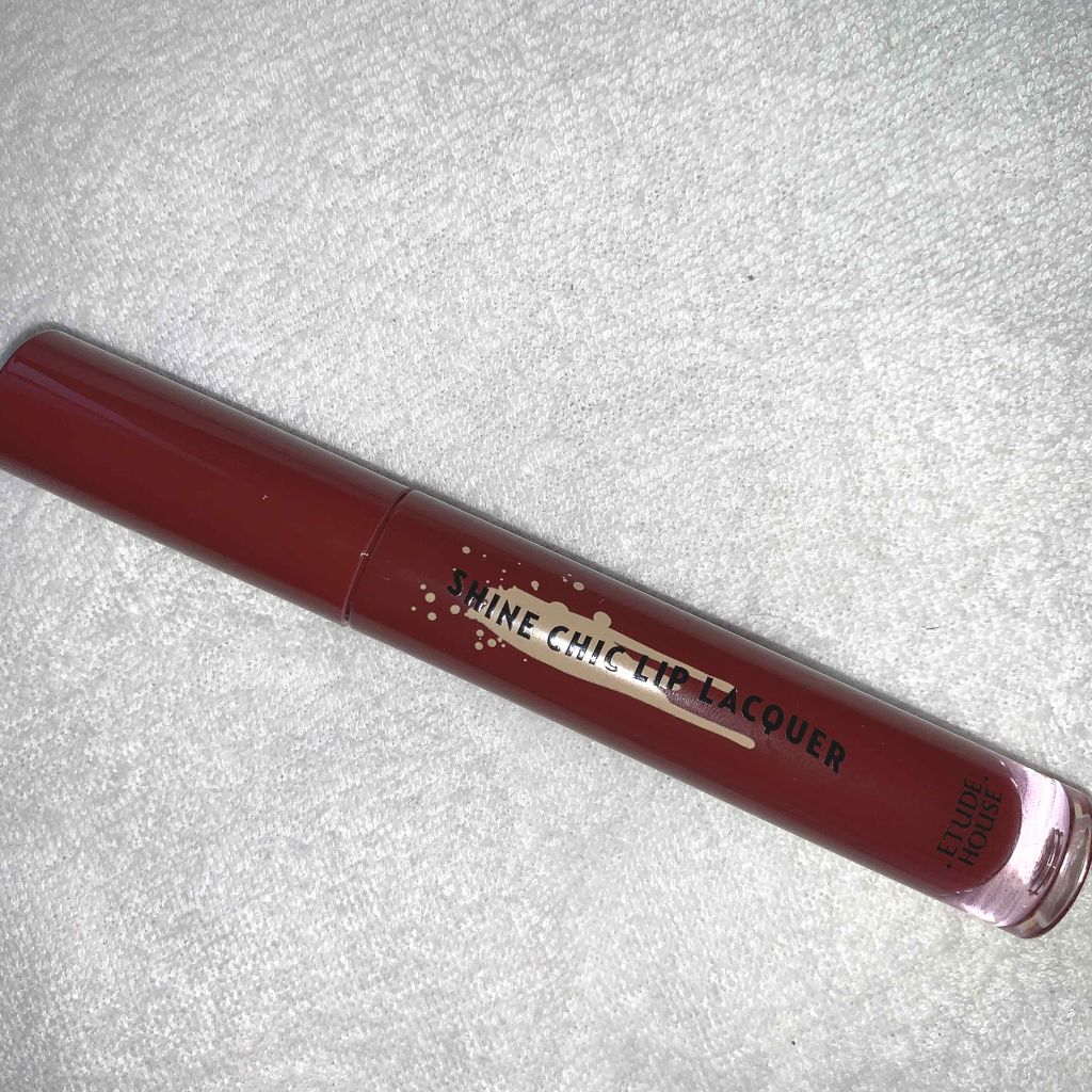 シャインシックリップラッカー/ETUDE/リップグロスを使ったクチコミ（1枚目）