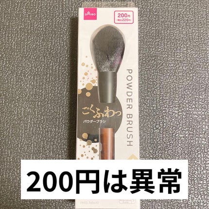 ごくふわブラシ/DAISO/メイクブラシを使ったクチコミ(1枚目)