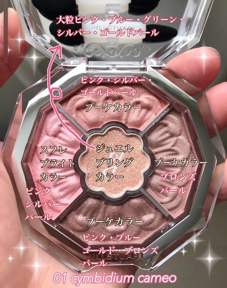 ジルスチュアート ブルームクチュール アイズ ジュエルドブーケ/JILL STUART/アイシャドウパレットを使ったクチコミ(5枚目)