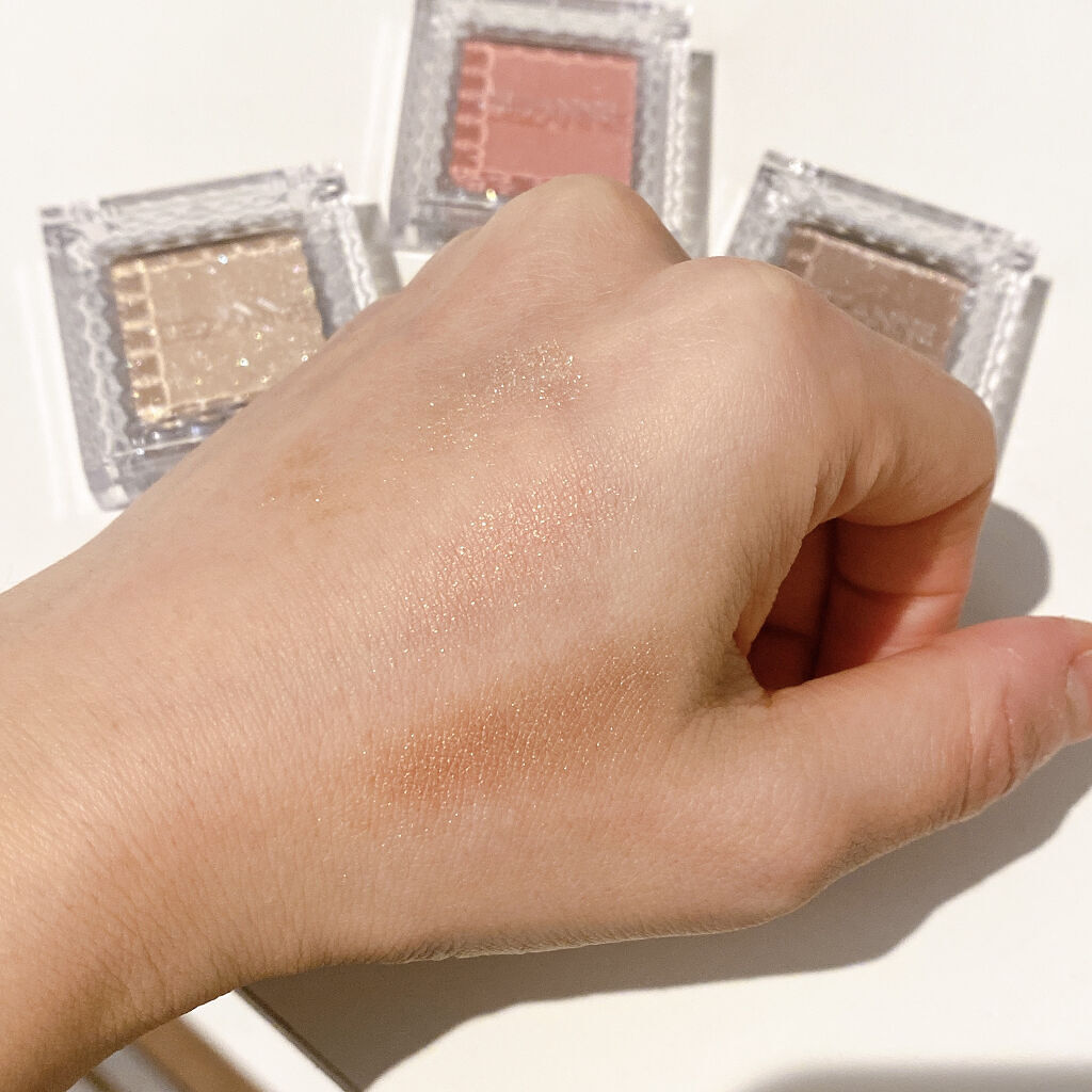 シングルカラーアイシャドウ/CEZANNE/単色アイシャドウを使ったクチコミ（3枚目）