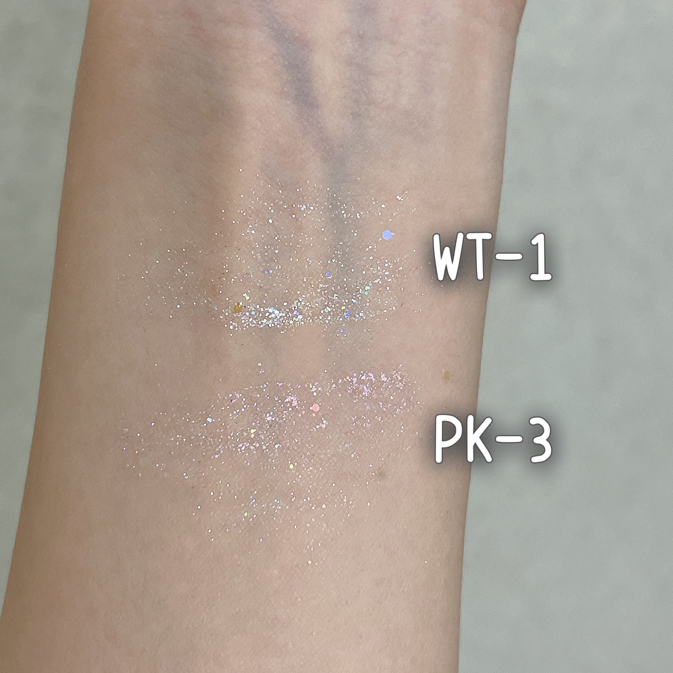 3D グリッター アイリキッド /Visée/グリッターを使ったクチコミ（3枚目）