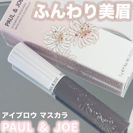 アイブロウ マスカラ/PAUL & JOE BEAUTE/眉マスカラを使ったクチコミ(1枚目)