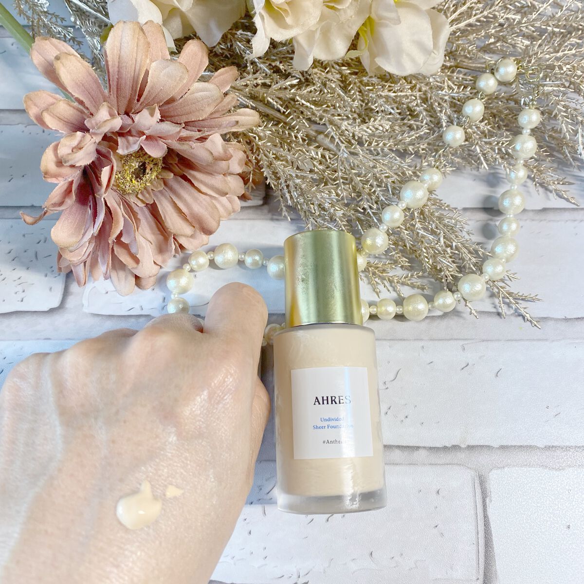 アンディヴァイデッド シアーファンデーション/アーレス/リキッドファンデーションを使ったクチコミ(4枚目)