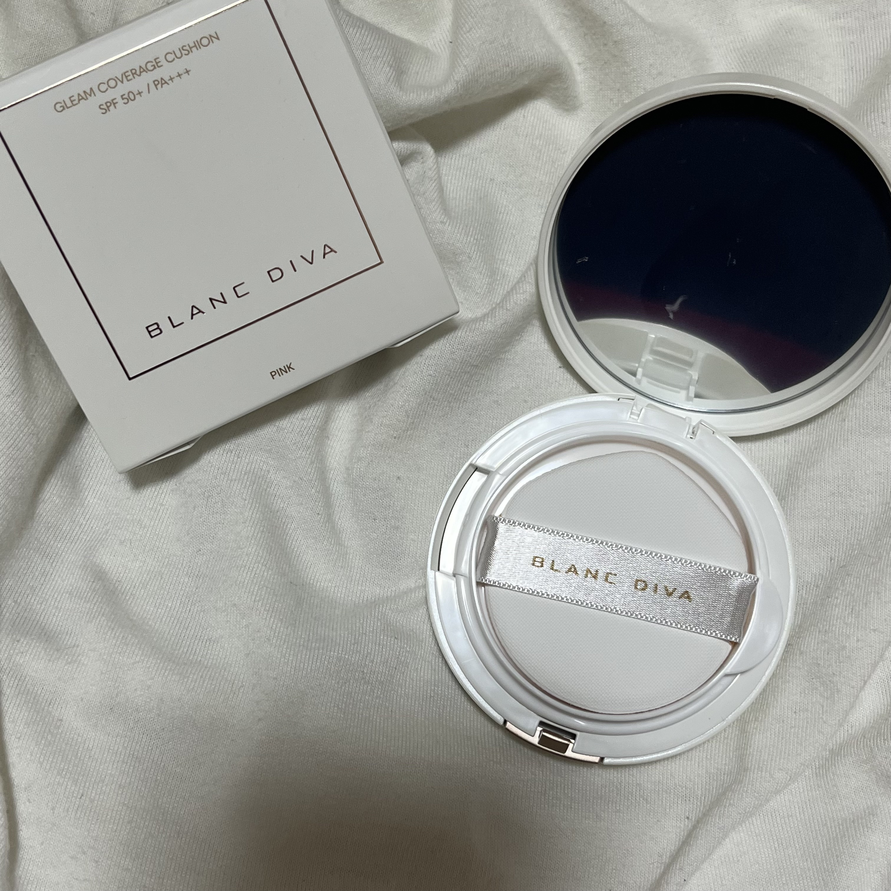 GLEAM COVERAGE CUSHION/BLANC DIVA/クッションファンデーションを使ったクチコミ（2枚目）