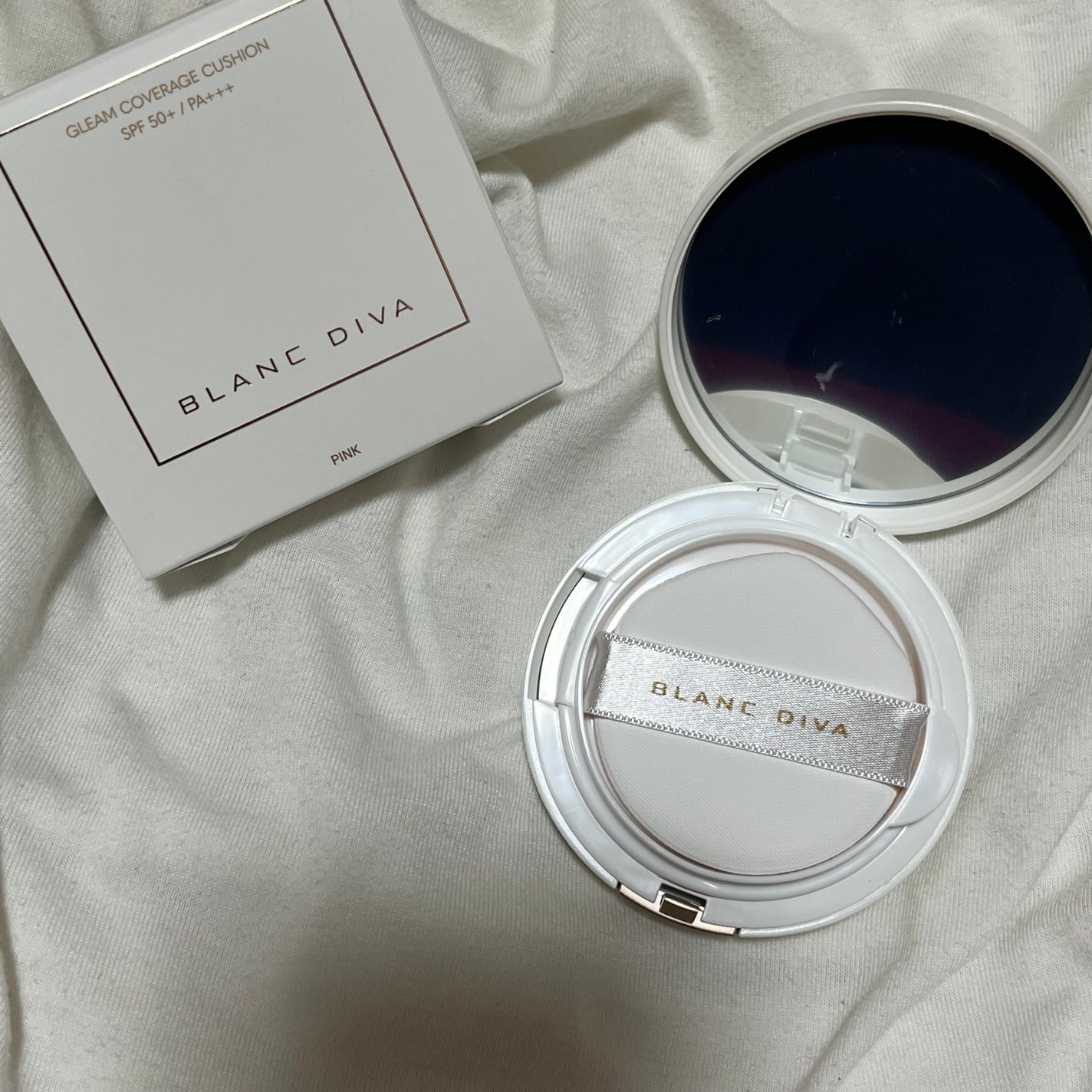 GLEAM COVERAGE CUSHION/BLANC DIVA/クッションファンデーションを使ったクチコミ(2枚目)