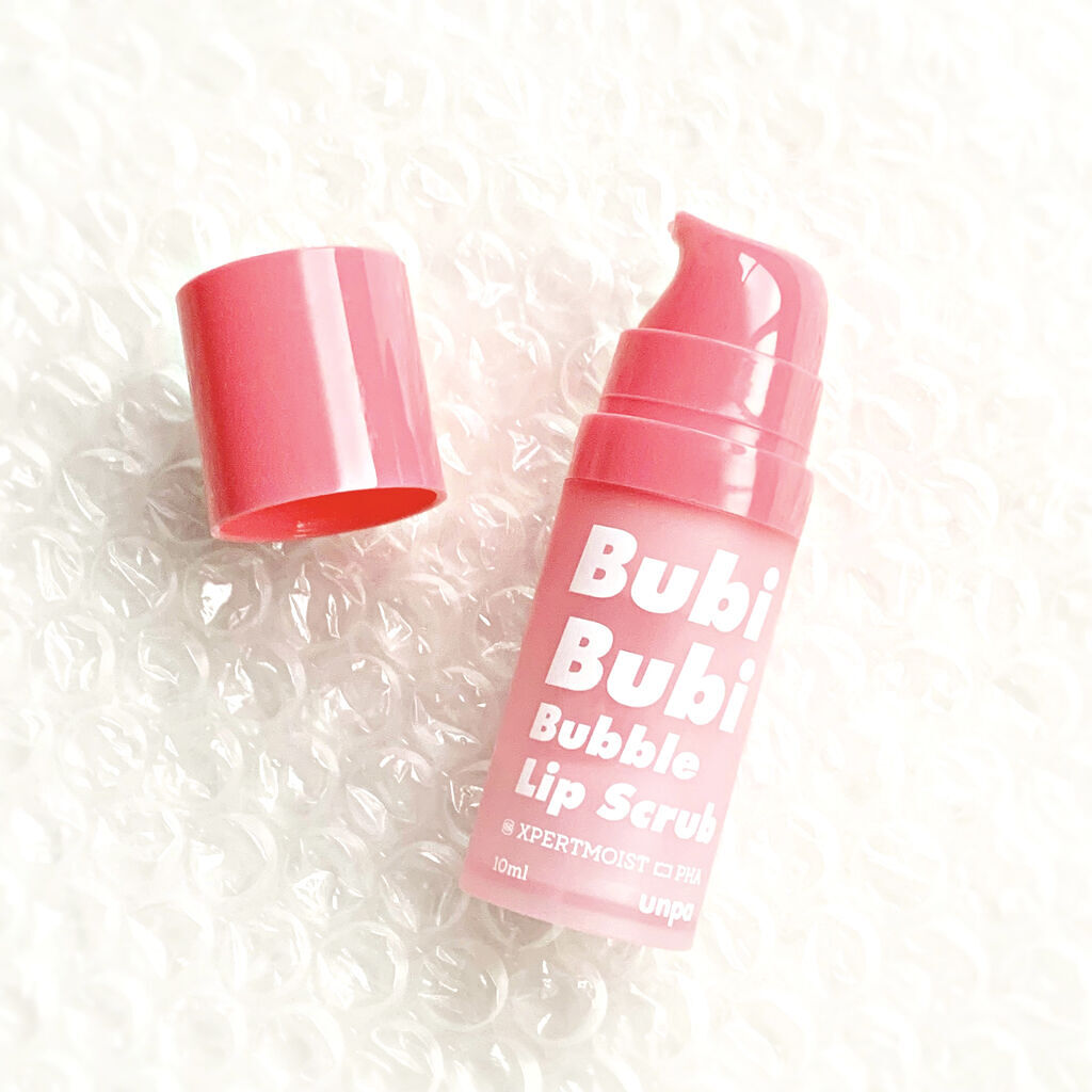 ブビブビ バブルリップスクラブ/unpa/リップスクラブを使ったクチコミ（3枚目）