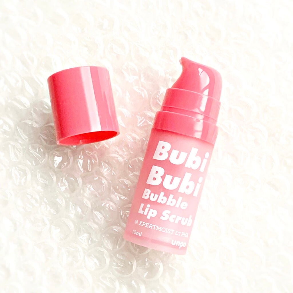 ブビブビ バブルリップスクラブ/unpa/リップスクラブを使ったクチコミ(3枚目)