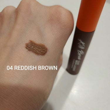 キル ブロウ カラー ブロウ ラッカー 04 REDDISH BROWN/CLIO/眉マスカラの画像