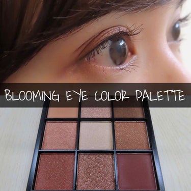 UR GLAM　BLOOMING EYE COLOR PALETTE/U R GLAM/パウダーアイシャドウを使ったクチコミ（1枚目）