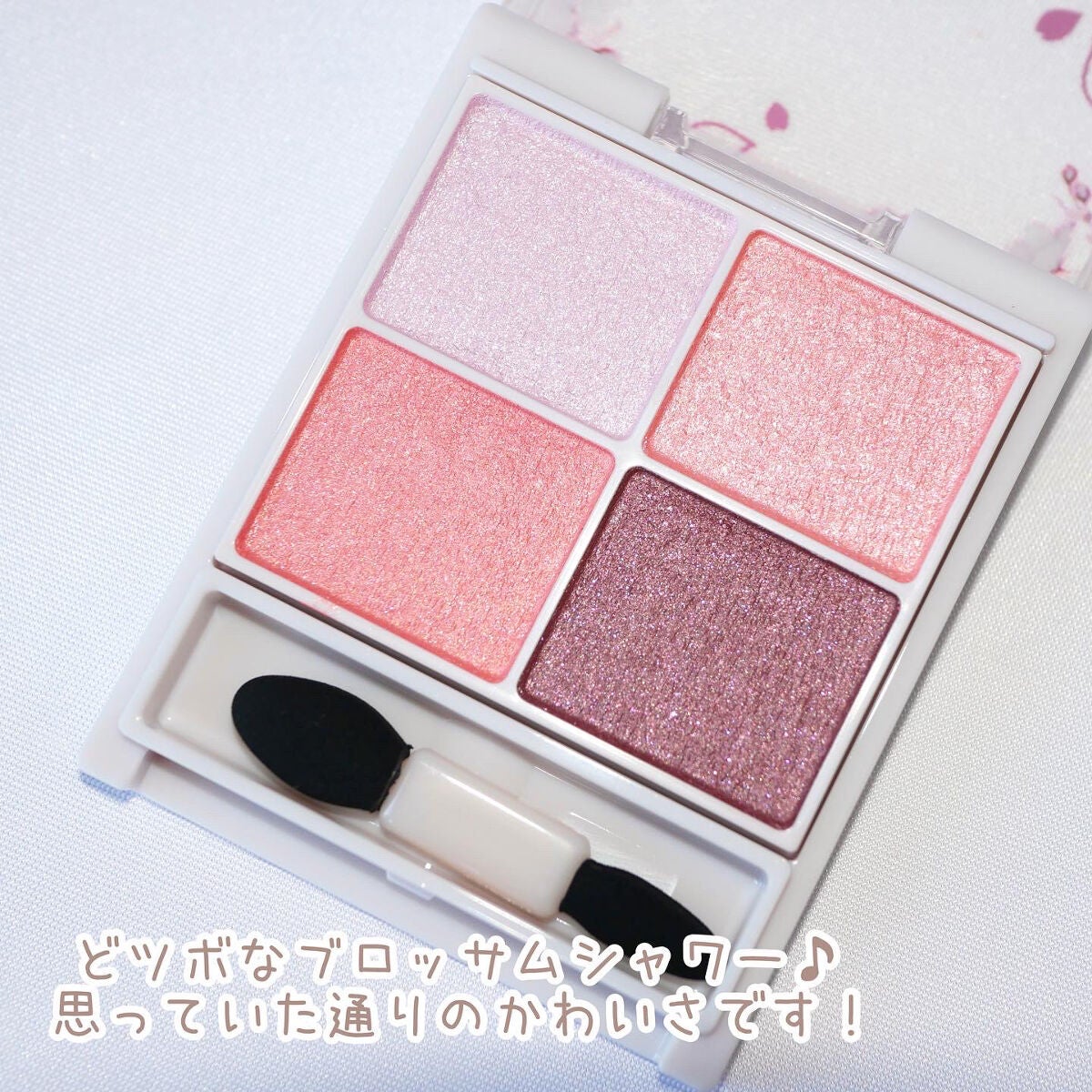 シルキースフレアイズ/キャンメイク/アイシャドウパレットを使ったクチコミ(2枚目)