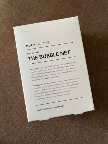 THE BUBBLE NET/BULK HOMME/その他スキンケアグッズを使ったクチコミ（1枚目）