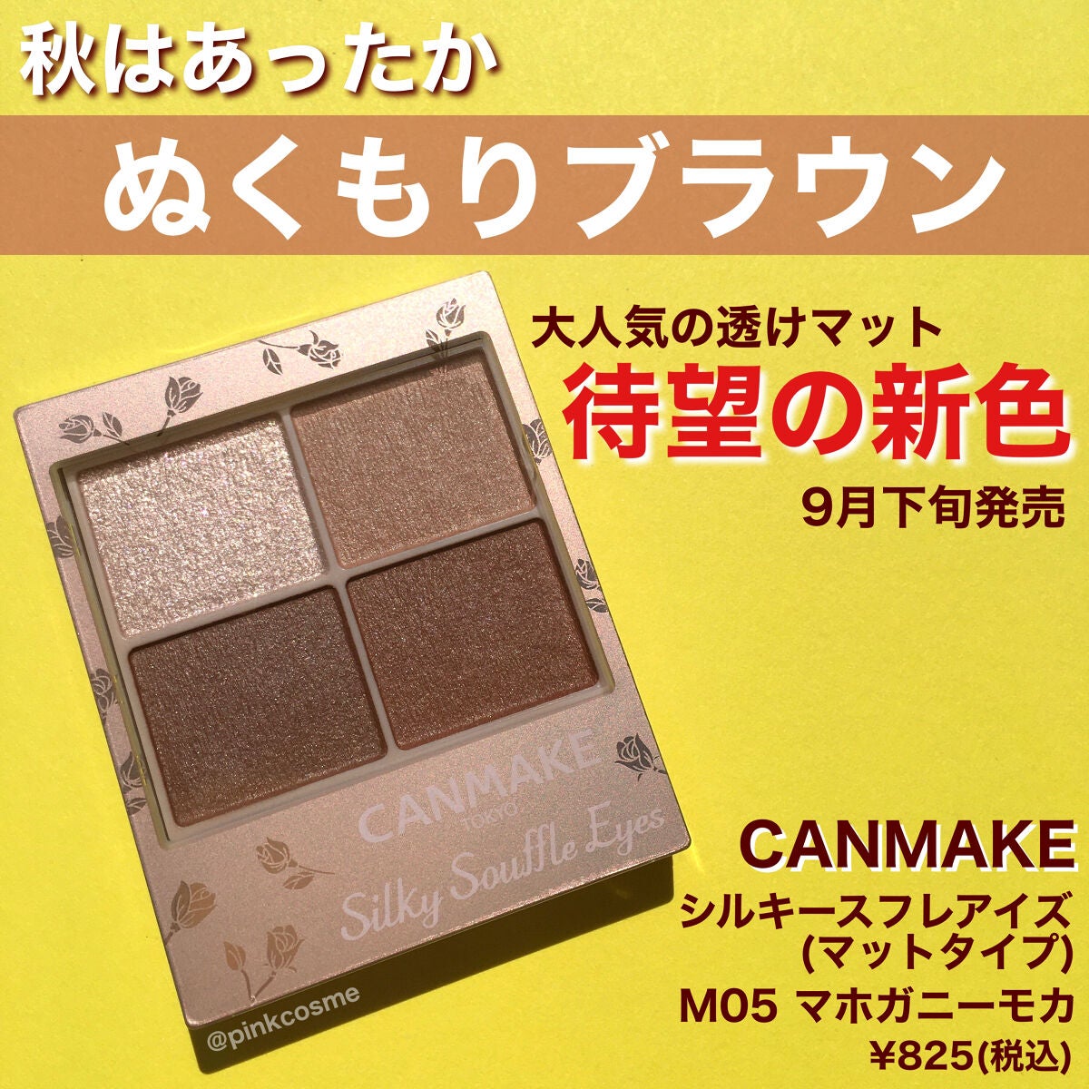 シルキースフレアイズ(マットタイプ)/キャンメイク/アイシャドウパレットを使ったクチコミ(1枚目)