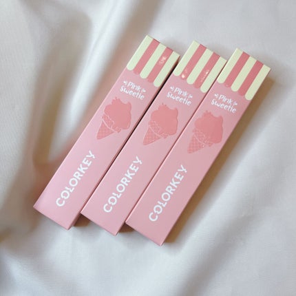 リップスティックアイスクリームティント/COLORKEY/口紅を使ったクチコミ(2枚目)