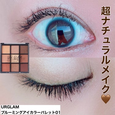 UR GLAM　BLOOMING EYE COLOR PALETTE/U R GLAM/パウダーアイシャドウを使ったクチコミ（1枚目）