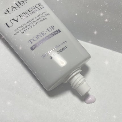 ダルバ ウォータフル トーンアップ サンクリーム(パープル)/ダルバ/日焼け止めクリームを使ったクチコミ(2枚目)