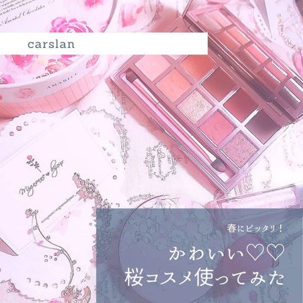 アイシャドウパレット 桜シリーズ/CARSLAN/アイシャドウパレットを使ったクチコミ(1枚目)