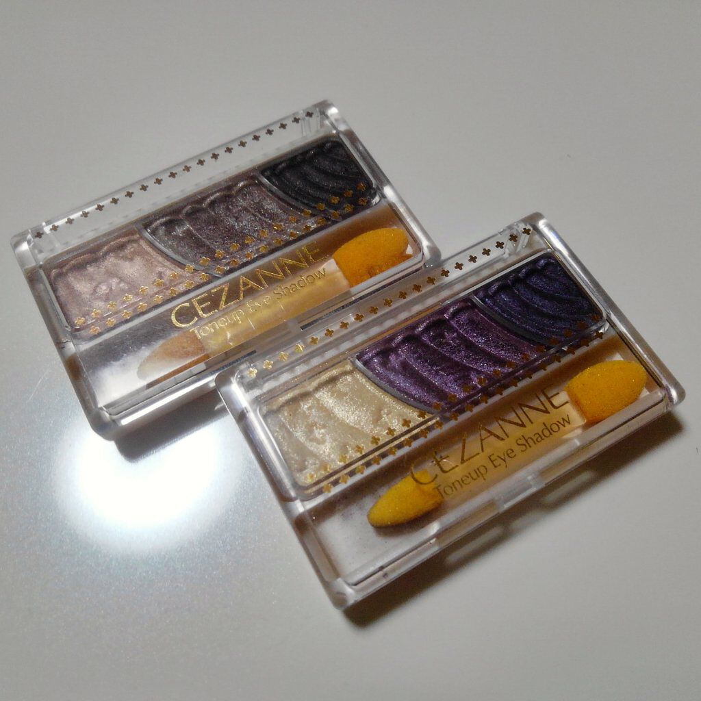 トーンアップアイシャドウ/CEZANNE/アイシャドウパレットを使ったクチコミ(1枚目)