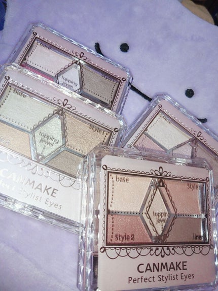 【旧品】パーフェクトスタイリストアイズ/キャンメイク/アイシャドウパレットを使ったクチコミ(1枚目)