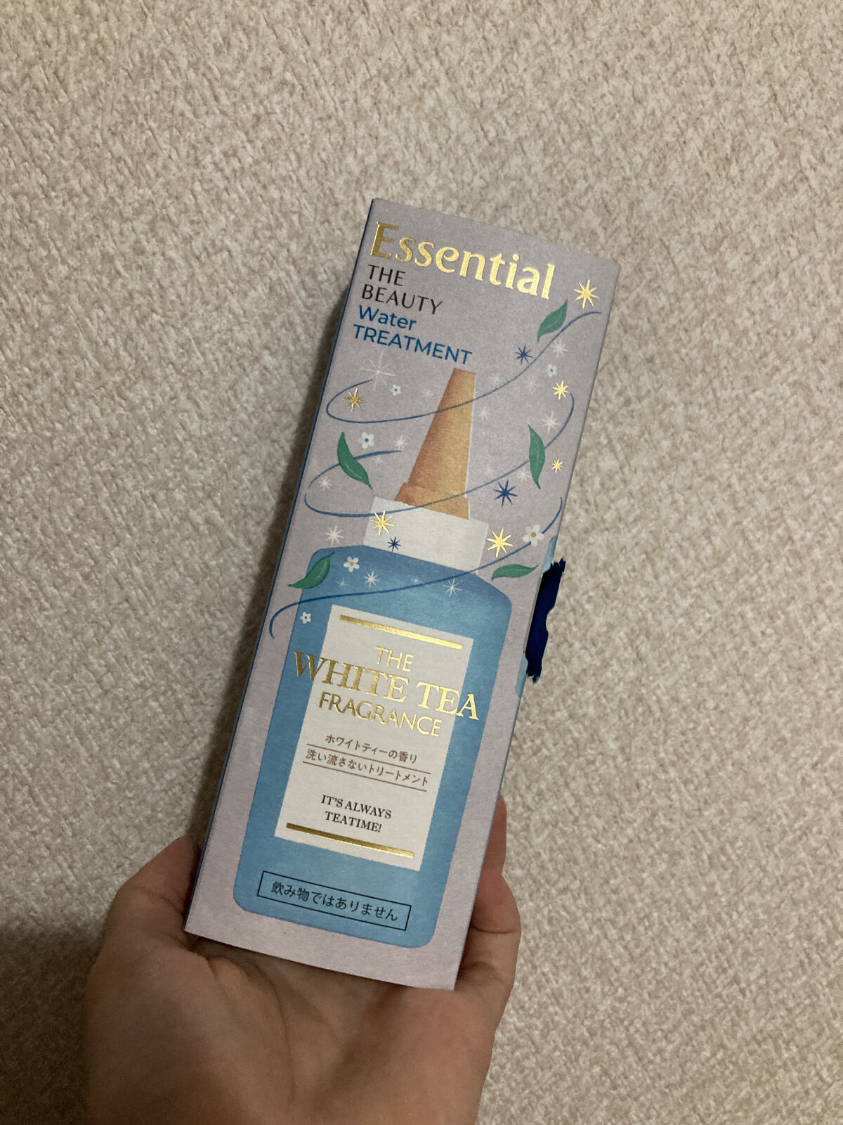 エッセンシャル ザビューティ 髪のキメ美容ウォータートリートメント ホワイトティーの香り/エッセンシャル/アウトバストリートメントを使ったクチコミ（2枚目）