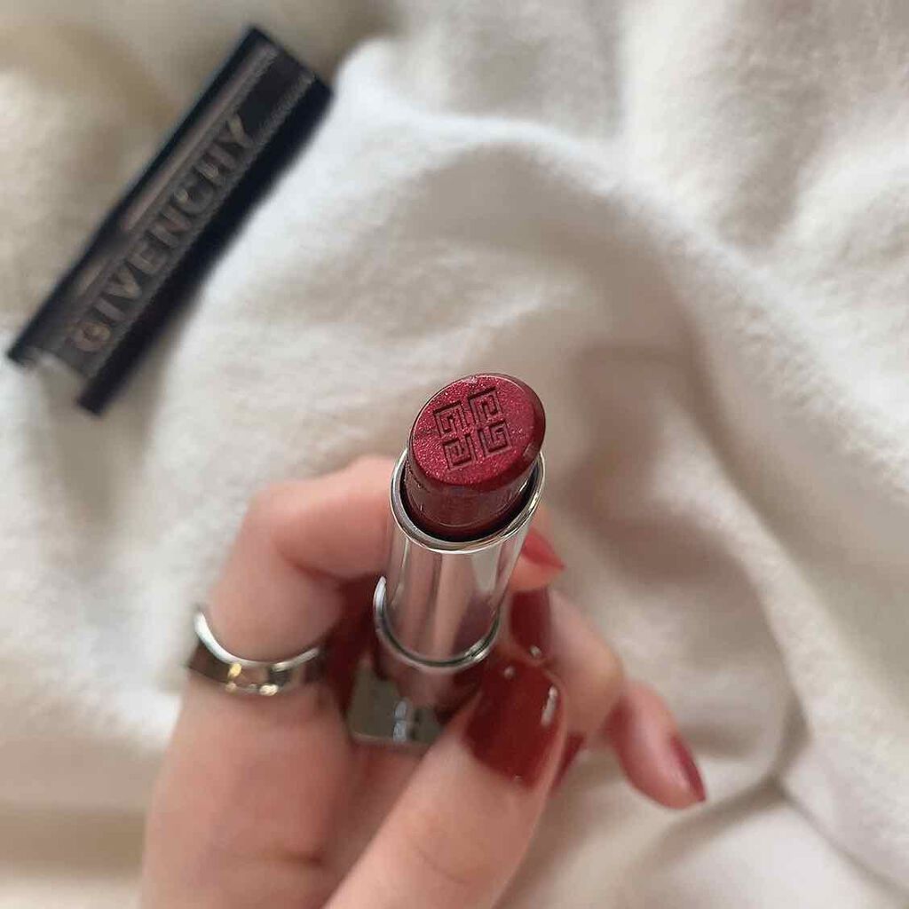 ランテルディ・リップスティック No.350 バーニング・レッド/GIVENCHY/口紅を使ったクチコミ（2枚目）