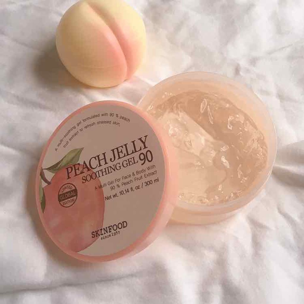 ピーチ ジェリー スージングジェル90/SKINFOOD/ボディローションを使ったクチコミ（1枚目）