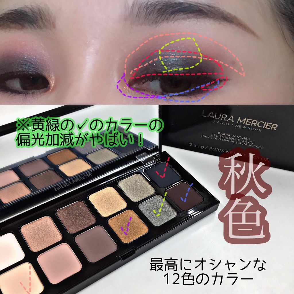 パリジャン ヌード アイシャドウ パレット/ローラ メルシエ/アイシャドウパレットを使ったクチコミ（3枚目）