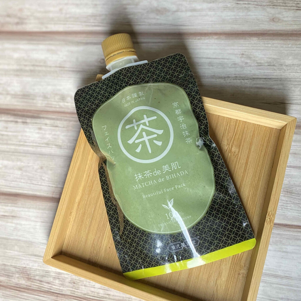 抹茶de美肌/贅沢美肌堂/洗い流すパック・マスクを使ったクチコミ（1枚目）