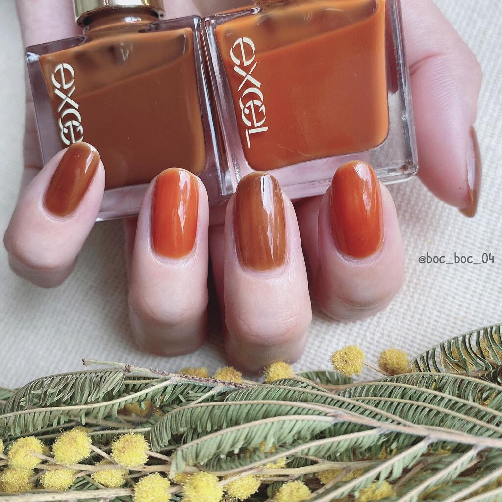 エクセル ネイルポリッシュ N NL29 キャラメリゼシロップ/excel/マニキュアを使ったクチコミ（2枚目）