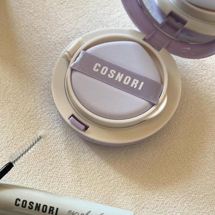 パンテノールバリアクッション/COSNORI/クッションファンデーションを使ったクチコミ(5枚目)