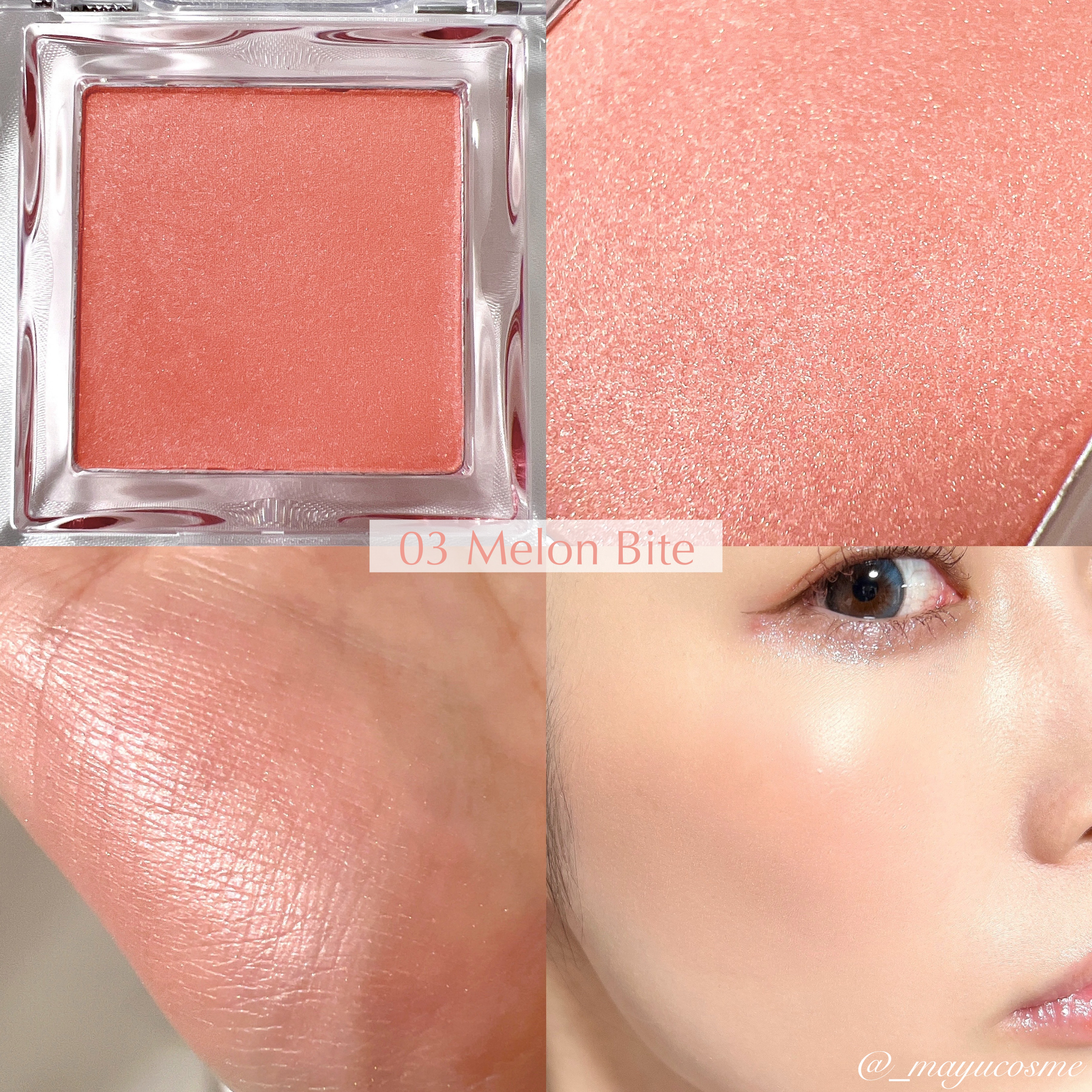 ベイクドブラッシュ/Glint/パウダーチークを使ったクチコミ（2枚目）