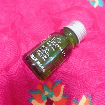 ブレンドエッセンシャルオイル・おやすみ/無印良品/アロマオイルを使ったクチコミ(1枚目)