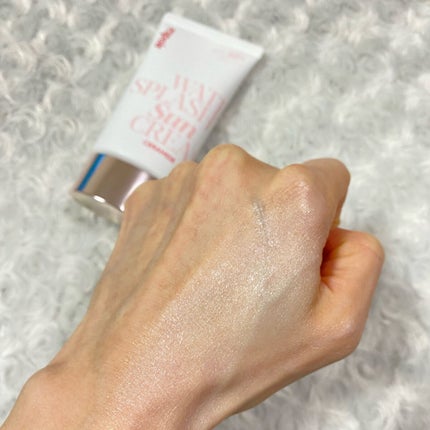 ウォータースプラッシュサンクリーム セラミド/espoir/日焼け止めクリームを使ったクチコミ(3枚目)