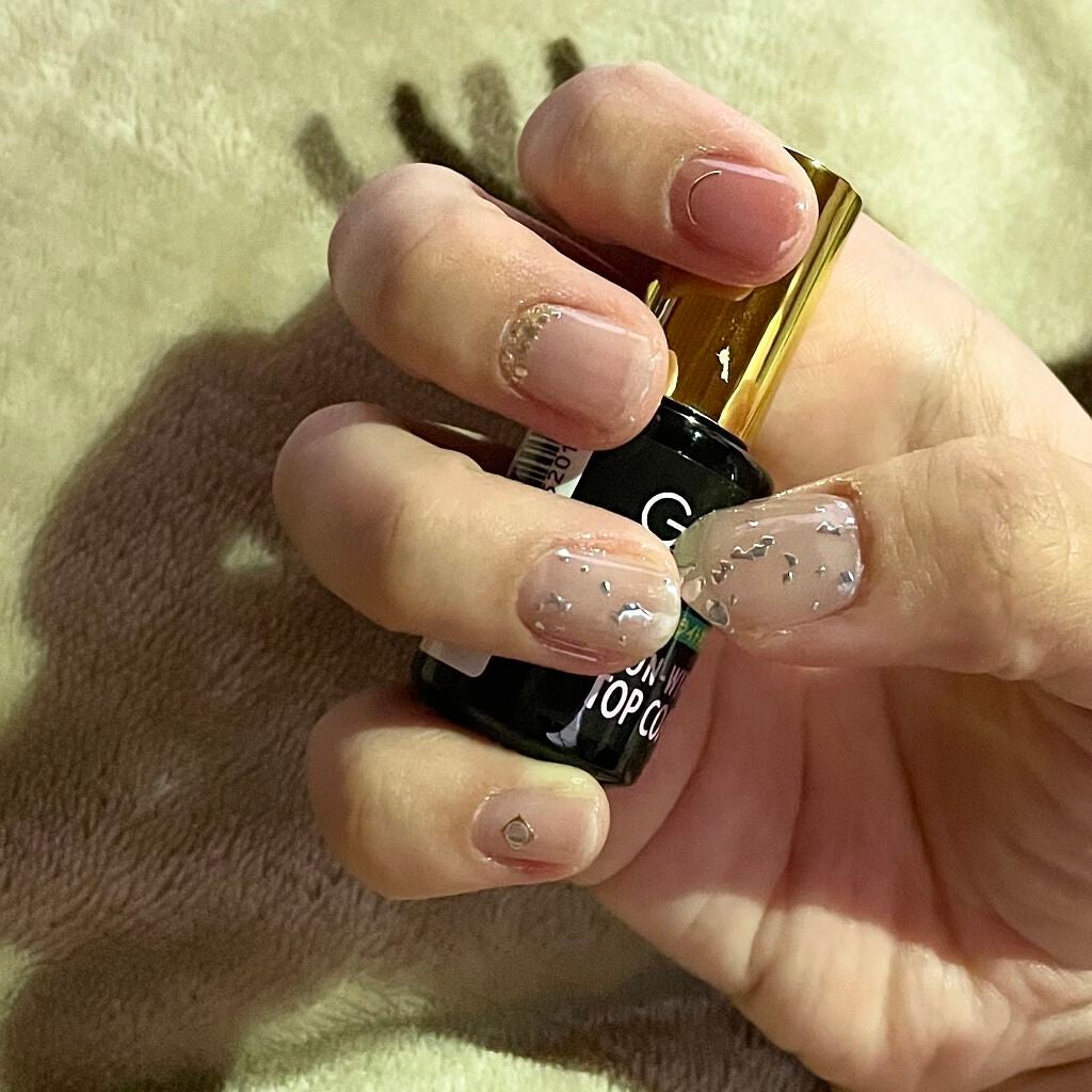 ネイルシール/Qoo10/ネイルシールを使ったクチコミ(3枚目)