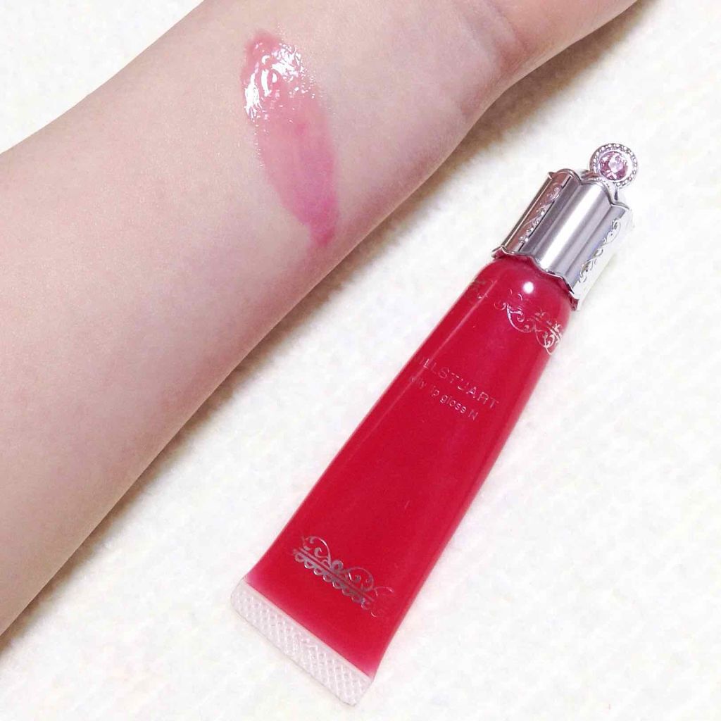 ジェリーリップグロス N 07 cherry flame/JILL STUART/リップグロスを使ったクチコミ（1枚目）