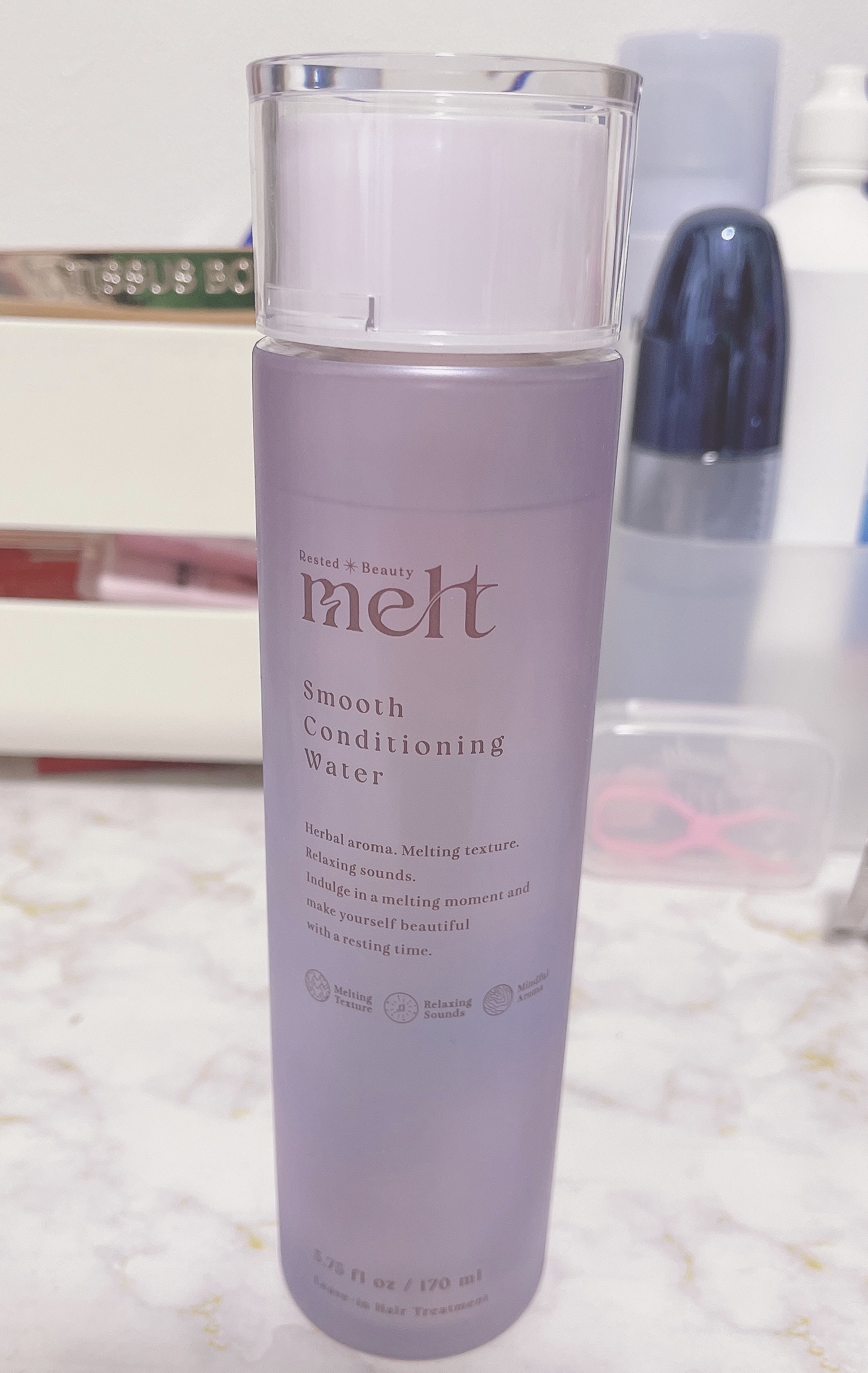 スムース コンディショニング ウォーター/melt/アウトバストリートメントを使ったクチコミ（2枚目）