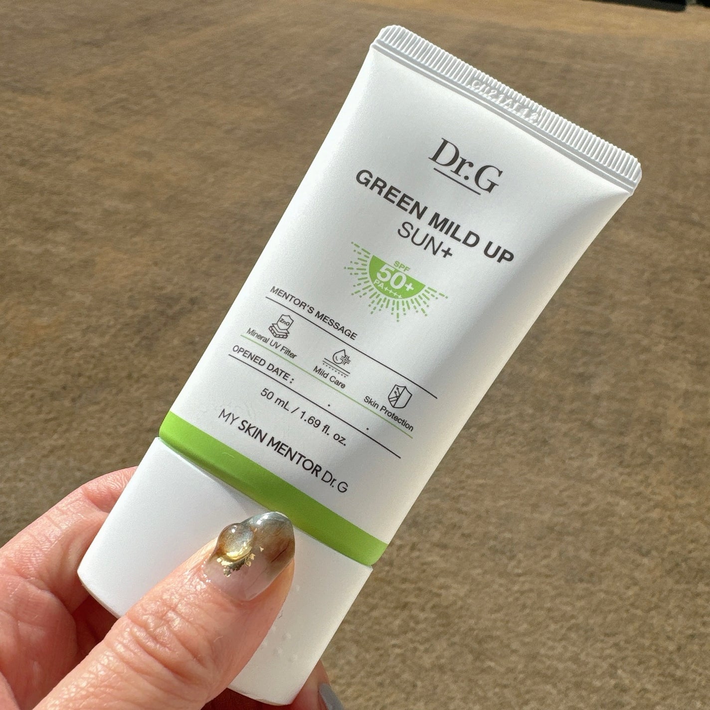 グリーンマイルドアップサンプラス/Dr.G/日焼け止めクリームを使ったクチコミ(5枚目)