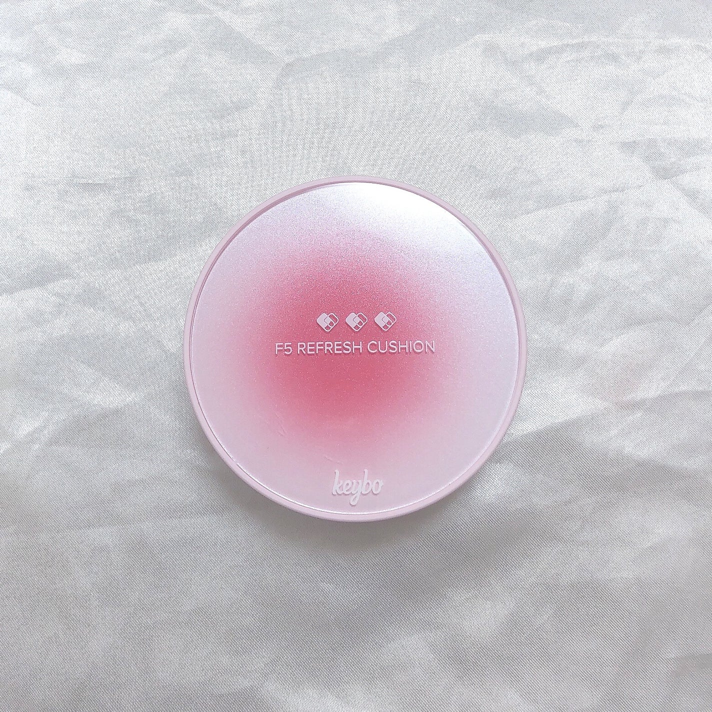 F5 リフレッシュクッション/keybo/クッションファンデーションを使ったクチコミ(3枚目)