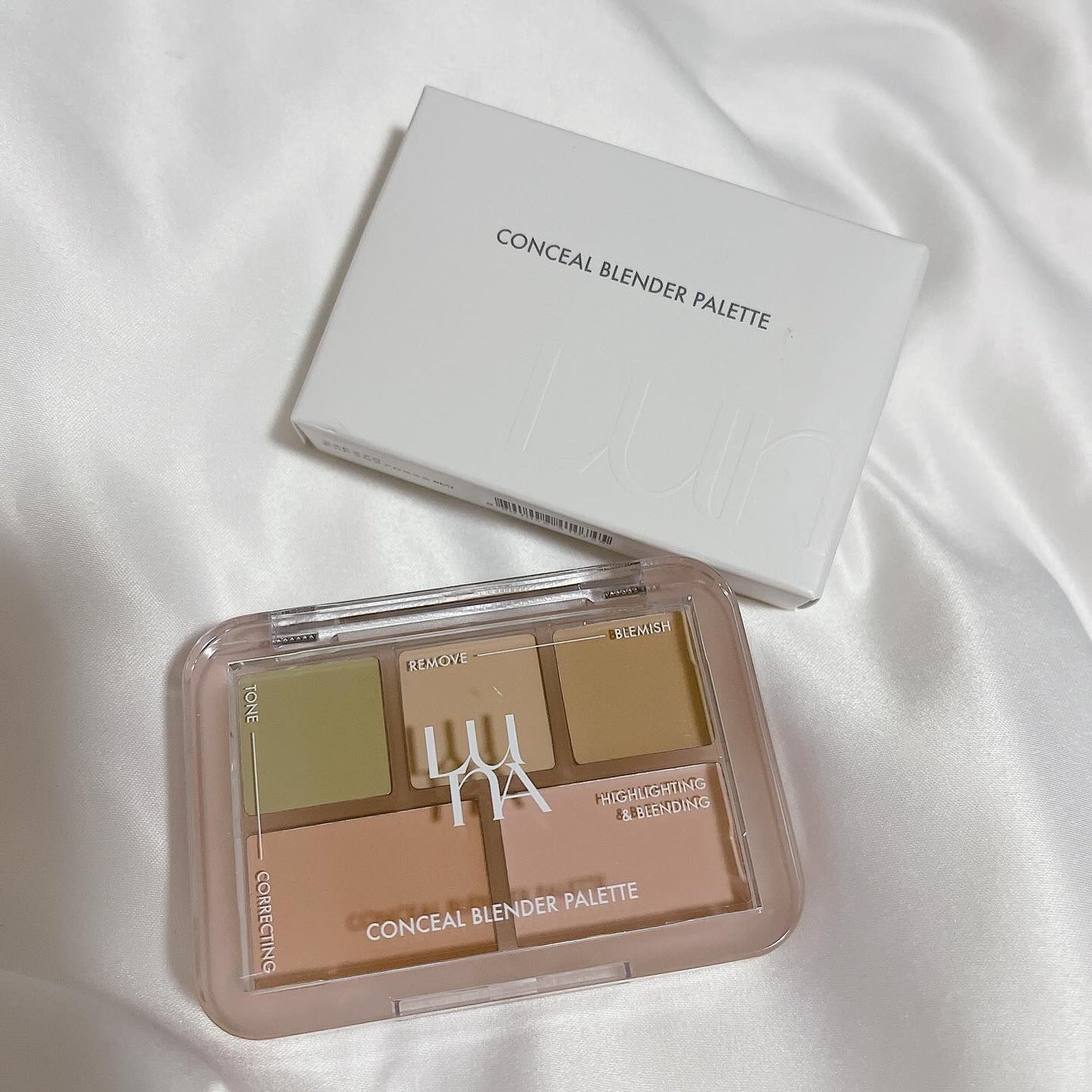 コンシールブレンダーパレット/LUNA/パレットコンシーラーを使ったクチコミ(1枚目)